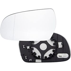 FanPaYY Miroir Glace Verre de Rétroviseur Gauche Chauffée Asphérique avec Plaque de Support pour A3 A4L A5 8T0857535C - Publicité