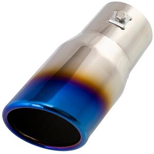 AERZETIX C70280 Embout de silencieux d'échappement à visser ouverture de montage 38-50 mm longueur 160 mm couleur bleu enjoliveur tuning - Publicité