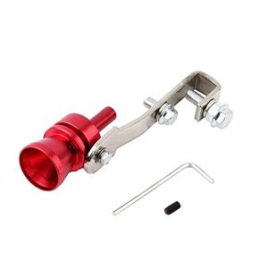 Greatangle Universel En Aluminium Voitures Auto BOV Turbo Son Sifflet Tube Son Simulateur De Son Tube D'échappement Silencieux Tuyau Tube Rouge - Publicité