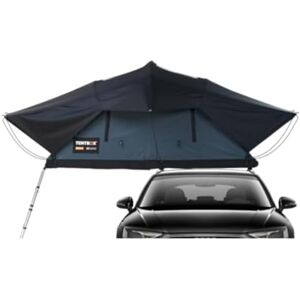 TentBox Lite XL par 4 Personnes Tente de Toit de Voiture TentBox Camping en Voiture Toutes Saisons Tente de Toit Adaptable À LA Plupart des Voitures Installation en 30 Secondes - Publicité