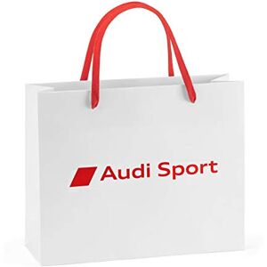 Audi 7281900201 Sac Cadeau en Papier Blanc/Rouge Taille S - Publicité