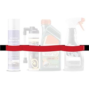 TrunkExpert Auto Bandes Velcro 80x5x0.3cm Organisateur de Coffre Trois Compartiments Flexible Résistant Rouge Fixation Imperméable Objets Transportés - Publicité