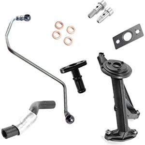 Partsline Kit montage Turbo Crépine avec pompe à huile et tuyau graissage compatible pour BERLINGO C3 C4 DS3 DS4 XSARA JUMPY SCUDO C-MAX FIESTA FOCUS 207 208 307 308 EXPERT PARTNER 1.6 1,6L HDI TDCI 90cv 037969 - Publicité