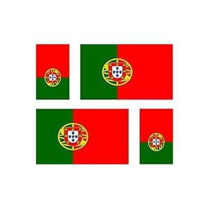 Bearn Set x 4 Portugal drapeau logo 21 autocollant adhésif sticker - Publicité