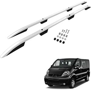 CHROMEMASTER Les Barres de Toit   Compatibles avec Renault Trafic 2003-2014 L2/LWB; Conçus pour Le Montage de Barres de Toit, de coffres de Toit ou de Porte-vélos   Structure en Aluminium Durable - Publicité