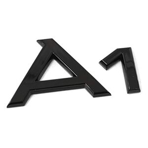 Audi 82A071803 Lettrage A1 logo Noir, Tuning Exclusive Black Edition Emblem auto-adhésif, autocollant - Publicité