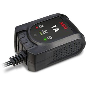 AEG 97175 Chargeur de batterie à impulsions avec microprocesseur MB 1.0, entraîneur de batterie 12 volts 4 niveaux, chargeur de préservation avec fonctions de sécurité - Publicité