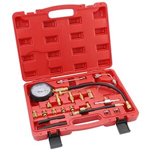 HSEAMALL Testeur de pression de pompe à carburant Fuel Injection Pump Diagnostic Tool0-140PSI Fuel Pressure Gauge Kit Car Gasoline Oil Injector Test Manometer Tool Set for Auto Truck Motorcycle ATV RV - Publicité