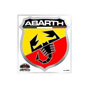 Abarth Autocollant 1 Bouclier , 15 x 20 cm - Publicité