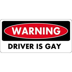 Akachafactory Autocollant Sticker Voiture Moto Deco JDM tunning Driver is Gay Vinyl - Publicité