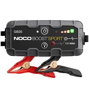 BRPOM Booster Batterie 3000A 23800mAh Jump Starter Portable (Jusqu'à 8.0L  Diesel ou 10L Gas) Démarrage de Voiture 12V avec Pinces de Sûreté  Intelligentes Câble de Type-C 12 Mois en Veille (3000A) 