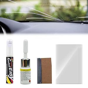 7pcs Kit de polissage de verre de voiture Pare-brise Fenêtre Rayures Outil  de réparation