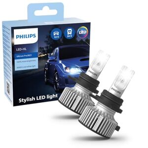 Philips Ultinon Pro3021 LED ampoule de phare automobile (HIR2), lumière blanche et froide à 6.000K, set de 2 - Publicité