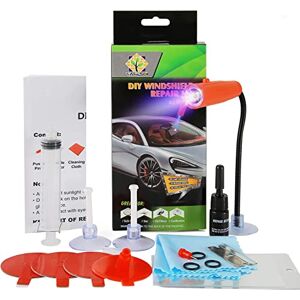 7 pièces Kit de réparation de pare-brise automobile verre Nano