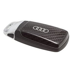 Audi 8W6071208A3Q0 Coque de clé en Carbone avec Logo Anneaux pour clé 4M0959754 8W0959754 8S0959754 sans Pince chromée - Publicité