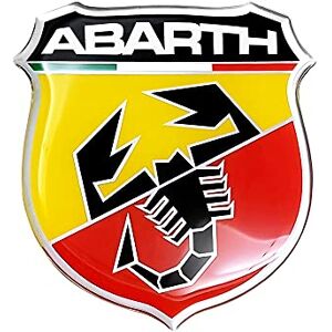 Abarth Autocollant 3D Bouclier, 80 mm - Publicité