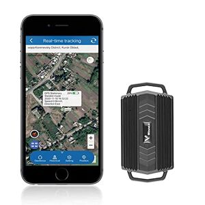 Mini Traceur GPS sans Abonnement pour Voiture Moto Enfant Tracker GPS avec  SOS Alarme Moteur Vibrant GSM Traqueur Pas Limite Distance avec SMS et App