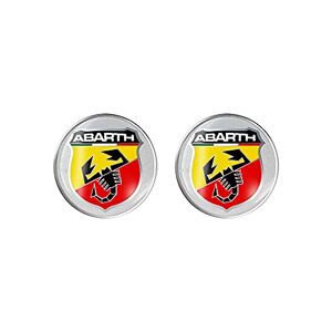 Abarth Autocollant 3D Boucliers, Lot de 2, 21 mm - Publicité