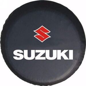 DabbOo Sac De Rangement pour Voiture Suzuki Couverture De Roue De Secours Souple 14" 15" Fit Grand Vitara XL-7 Jimny Samurai Sidekick Sx4 (Si-09 : Blue Suzuki, S : pour C/R 25-27.3) - Publicité