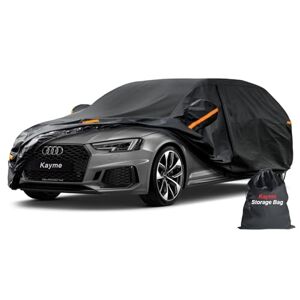 kayme Bâche Voiture Break Étanche, 7 Couches Housse de Protection Voiture Extérieur Contre Pluie Soleil avec Zip. Compatible avec A4 vant, Passat Estate, Octavia Combi Etc. pour Wagon, 450 à 485 cm - Publicité