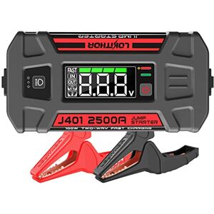 LOKITHOR Démarreur Booster Batterie Voiture Gonfleur Compresseur air 12V  Lampe LED