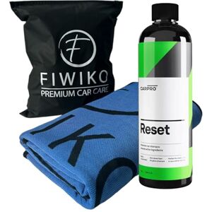 Fiwiko Kit Reset Intensive Car Shampoo 500 ml CarPro + chiffon de séchage pour voiture XXL 70 x 90 cm Ultra absorbant 600 g/m² - Publicité