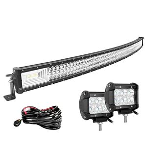 15 pouces 38cm 216W Led Light Barre avec 12v faisceau de câblage