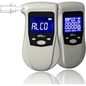 iBACheck Éthylomètre électronique avec 10 mémoires. Éthylomètre numérique à  Faible consommation d'énergie. Alcootest de précision. Alcotest Compact et