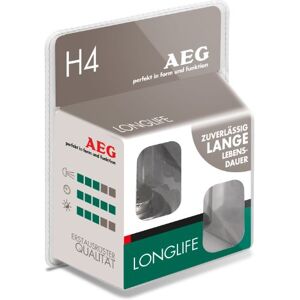 AEG 97262 Ampoules Longlife H4, P43t, 60/55 W, 2 pièces - Publicité