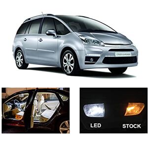 BYSL 12 ampoules blanc Canbus LED intérieur dôme carte coffre lumière Kit, pour Citroen C4 Grand Picasso I MK1 2007-2013 boîte à gants pied lampe - Publicité