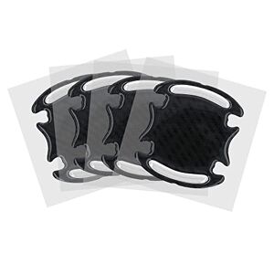 kwmobile 6X Protection Anti-Collision - Bandes en ABS pour Voitures -  Protection réfléchissante pour Portes et Pare-Chocs de Voiture Noir-Gris