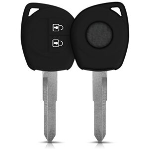 kwmobile Accessoire clé de Voiture Compatible avec Suzuki 2-Bouton Coque en Silicone Souple pour Clef de Voiture Noir - Publicité