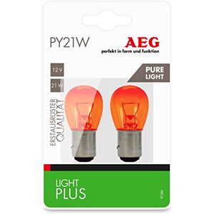 AEG 97284 Ampoules Light Plus Pure Light PY21W, 12 V, 2 pièces - Publicité