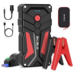 YABER Booster Batterie 2500A 23800mAh Portable Jump Starter (Tout Gaz ou  8.0 L Diesel) Chargeur sans Fil avec Lamp LED Écran LCD Marteau de Sécurité  Boussole