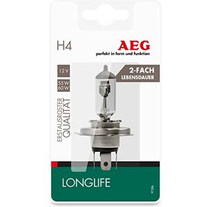 AEG 97286 Ampoule Longlife H4, P43t, 60/55 W, 1 pièce - Publicité