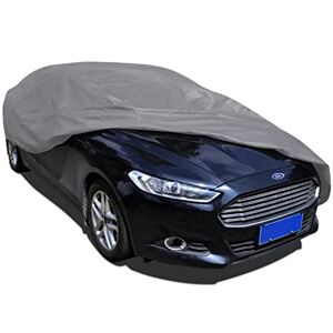 Bache Voiture Exterieur Housse de Protection Oxford Couverture Imperméable  Auto,Ouverte Latérale pour Cabine,Doublure en