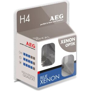 AEG 97261 Ampoules bleues Xenon H4, P43t, 60/55 W, 2 pièces - Publicité