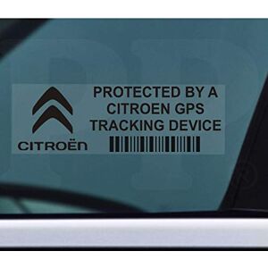 Platinum 5 X Citroën Appareil de Suivi GPS Noir Sécurité, Stickers pour fenêtre 87 x 30 mm-Picasso, Berlingo, Cactus, C4, C3, D5, Voiture, Van Alarme Tracker - Publicité