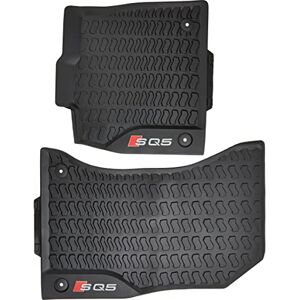 Audi 80B061221A041 Rubber Original All Weather Front Floor Mat Set, Black - Publicité