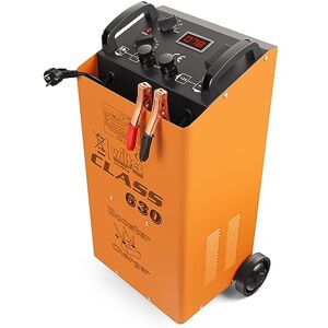 WilTec Chargeur de Batterie 12V 24V Moto Voiture Auto Boost 630 Chargement Rapide Véhicule Chantier - Publicité