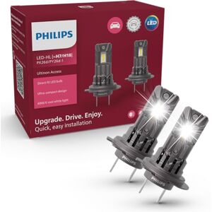 Philips Ultinon Access LED ampoule de phare automobile (H7), ultra-compact direct-fit, 80%, 6.000K, set de 2 - Publicité