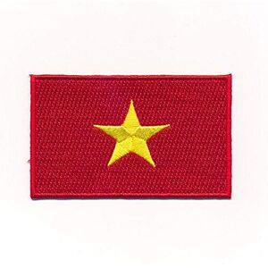 écusson militaire à coudre motif étoile rouge