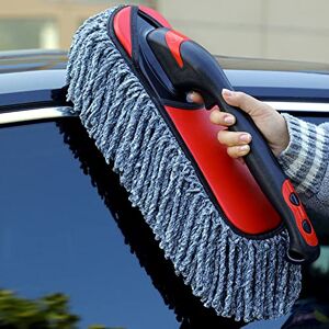 MOMOTOU Brosse Lavage Voiture, kit de vadrouille de Nettoyage à Manche Extensible, Balai de Brosse en Microfibre, kit de Nettoyage de Voiture pour véhicule, Voiture, Camion, Caravane (01) - Publicité