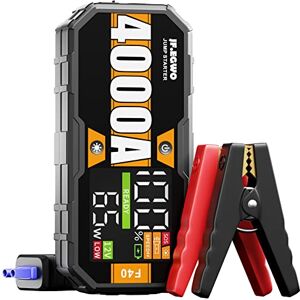 Démarreur de saut de véhicule, 2500a Peak 28000mah Démarreur de batterie de  voiture portable pour 12v