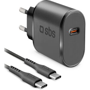 SBS Chargeur secteur 15W et cable USB-C - USB-C