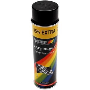 Bombe Peinture noir mat Motip 500ml