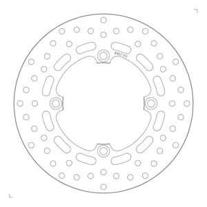 Disque de frein fixe Brembo serie Oro 68B407P7