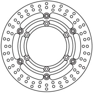 Disque de frein flottant avant TRW MSW235 Ø298 mm