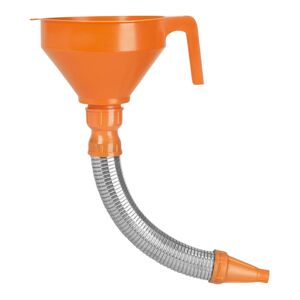 Entonnoir plastique orange Pressol D.160mm combine avec flexible met