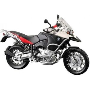 Miniature BMW R1200GS 1:12 NewRay blanc/rouge